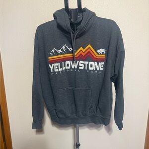 Charcoal Yellowstone National Park Hoodie
